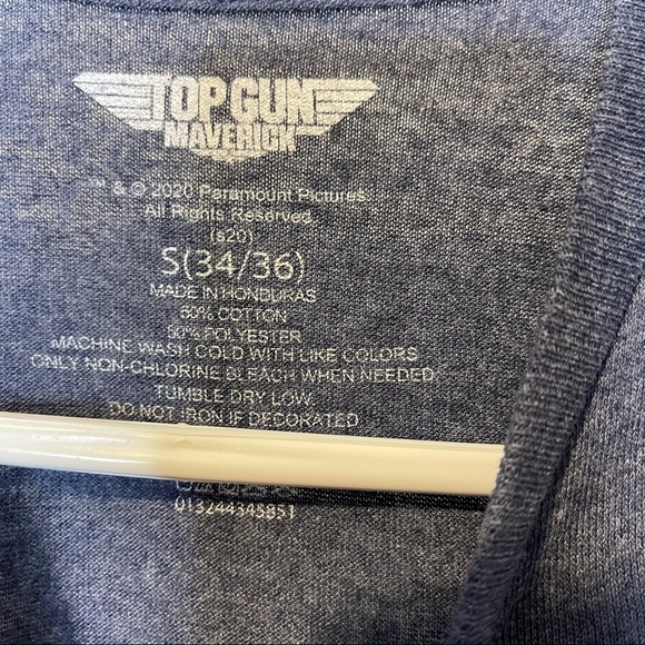 TOP GUN MENS T SHIRT.  SMALL - Picture 6 of 8